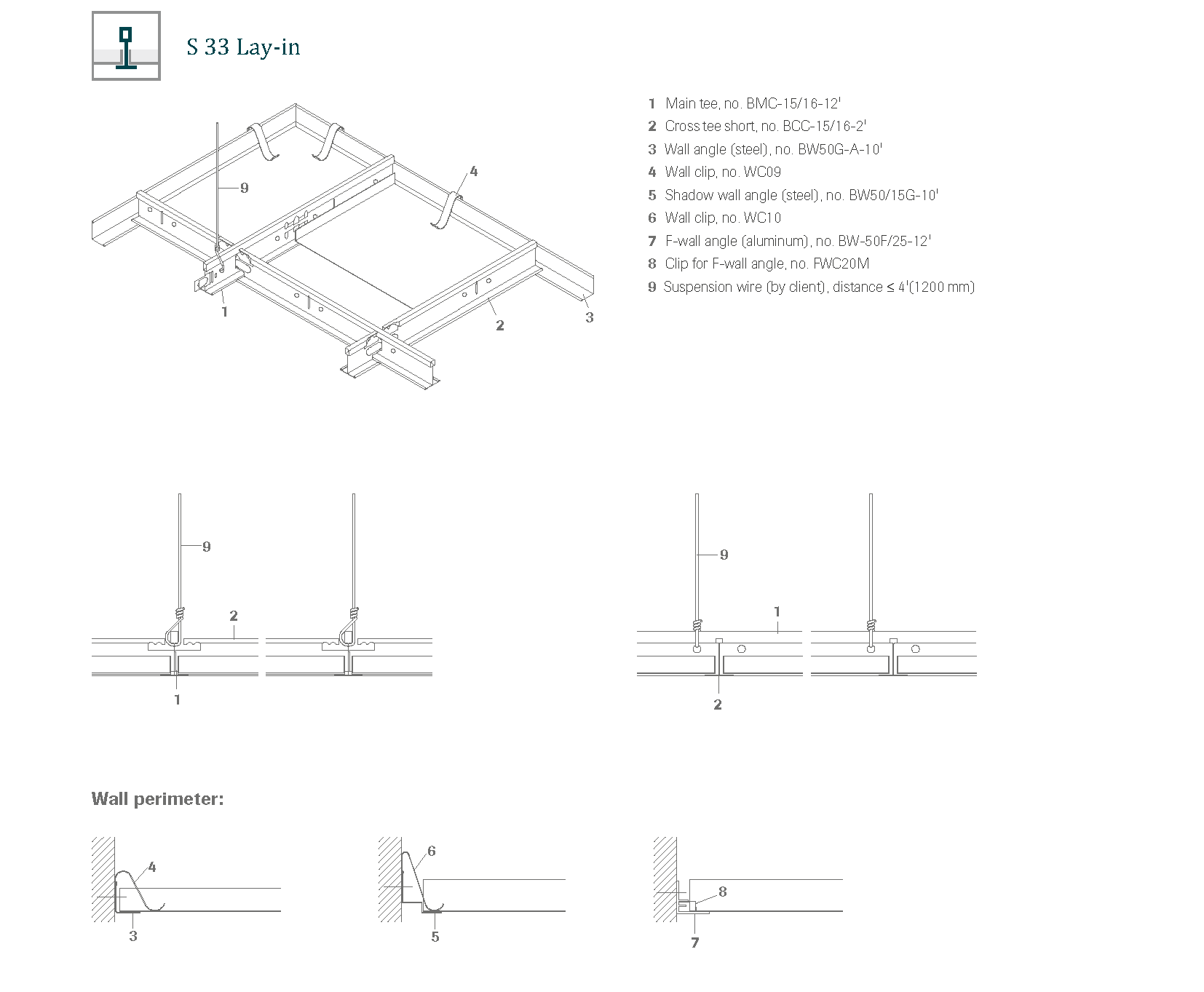 S 33 Lay-in S 33 Lay-in