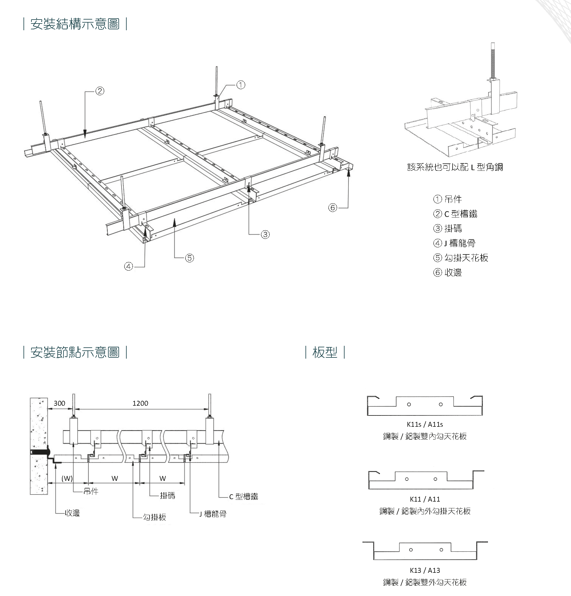 S 39M 鈎掛天花系統 S 39M 鈎掛天花系統
